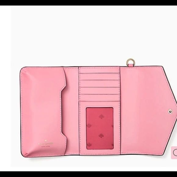 Kate Spade Laurel Way Pink iPhone wristlet - Picture 2 of 2